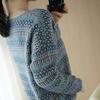 Suéter de punto de cuello en V para exportación de comercio exterior para mujer 2022 Primavera y Otoño Nuevo holgado manga larga estilo perezoso todo-fósforo camisa base