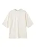 Ropa para Hombre APO Camiseta de manga corta transfronteriza para hombre, marca de tendencia de verano, color liso, alta gama, corte holgado, cuello redondo, bordada, top versátil