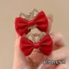 Nuevo Pasador Estilo Coreano Lazo Pinza Pequeña Femenino Gama Alta Lindo Pasador de Princesa Pasador para Flequillo Lateral Accesorios para el Cabello