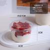 XY583 Internet Celebridade Sorvete Caixa Caseiro Iogurte Mousse Cup Jelly Pudding Creme Bolo Baking Embalagem Caixa