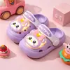Nuevas pantuflas cerradas luminosas Coolomi para niñas, zuecos de verano para niños, sandalias suaves antideslizantes para bebés que se iluminan