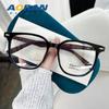 Nuevo Marco Japonés para Miopía Moda Femenina Ultraligero Disponible Marco para Miopía Hombres Imitación Madera Gafas Anti-luz Azul