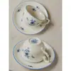 Juego de Tazas de Café Retro Jingdezhen Estilo Europeo Pequeña Taza de Cerámica de Lujo Creativo Pastoral Juego de Té de la Tarde Té Floral
