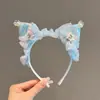 Diadema Infantil Princesa Elsa Océano Azul Accesorios para el Cabello de Niñas Diadema de Sirena de Hielo y Nieve 2025 Nuevo Tocados