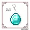 Tótem Inmortal Minecraft Manzana Dorada Ojo de Ender Llavero Juego de Cuatro Piezas para Salvar Vidas Llavero Acrílico Periférico