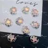 Dream Diamond Pingente Estrela de Cinco Pontas Lua Acessórios Feito à Mão DIY Pulseira Colar Brincos Liga Joia Pingente