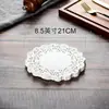Base de Flor de Papel Renda Papel Absorvente de Óleo Papel para Fritura Doméstica Bolo Pão Papel Base de Flor Redonda Oval Papel Manteiga