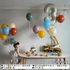 Globos de látex de colores estilo Ins con papel de aluminio para decoración sorpresa y accesorios para fotos de fiesta de cumpleaños de bebé