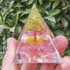 Transfronterizo nuevo 6-5cm nuevo pirámide comercio exterior transfronterizo decoración Pirámide de grava de cristal