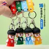 Fabricante Long Zhiyu Chaveiro de Boneca 3D Feito Sob Medida Injeção de Plástico Desenho Animado Personalizado Mascote Corporativo Atacado