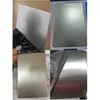 Acero Inoxidable 304 Titanio Negro Cepillado Oro Gris Acero Grano Aleatorio Arenado Superficie Espejada Resistente a Huellas Dactilares Negro Mate Gris Gunmetal Placa Fija,