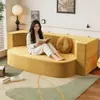 Sofá comprimido, sofá cama estilo vintage, sofá para apartamentos pequeños, sofá para sala de estar, sofá perezoso, sofá de tela para apartamentos de alquiler