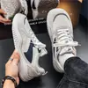 Zapatos de moda transfronterizos para hombre 2026 otoño nuevo talla grande comercio exterior punta ancha zapatos casuales versátiles zapatos deportivos para commuting Jinjiang