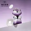 Frascos cosméticos de alta qualidade com gradiente roxo, frascos de vidro com dispensador para loção, frascos para creme de essência água-creme, customização OEM/ODM