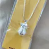 Collar Francés de Plata Estilo Antiguo para Mujer, Set de Colgantes con Cadena Caja para Clavícula, Bolsa de la Suerte, Bolsa de Dinero, Ábaco, Estilo Retro Artístico