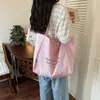 Bolsa de Lona Floral para Mujer 2026 Nueva Gran Capacidad de Mano para Hombro Estilo Perezoso Moda Versátil Bolsa para Viajes Diarios