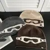 Gorro de Punto Jacquard Retro Estilo Coreano para Mujer, Moda Callejera de Otoño e Invierno, Adelgazante, Protector de Orejas, Gorro de Punto Holgado, Gorro para Clima Frío