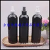 Botella rociadora negra de 400 ml, botella rociadora de tipo pulsador, botella rociadora pequeña para líquidos, botella de perfume de 400 ml, botella de agua floral