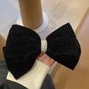 Coreano Francês Veludo Grande Arco Primavera Clipe Headwear Cabeça Traseira Hairpin Outono e Inverno Elegante 2022 Novo Estilo