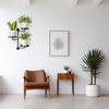 Soporte Giratorio para Plantas de Ventana de Interior, Soporte Metálico de 3 Niveles para Plantas, Soporte para Plantas para Pared