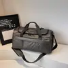 Bolsa Fitness para Homens, Mochila Esportiva de Grande Capacidade, Bolsa de Viagem Masculina com Separação Seca e Úmida, Bolsa de Mão Portátil, Bolsa de Viagem Masculina