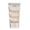 Cesto de Ropa Sucia Multifuncional para el Hogar Móvil Plegable Grande Cesto de Ropa Sucia Estante de Almacenamiento Estante de Almacenamiento para Clasificación de Baño