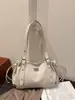 Bolsa Transfronteiriça 2025 Novo Modelo para o Dia a Dia Leve Luxo Retrô com Cordão Bolsa Baguete Nicho Ombro Único Sob o Braço Bolsa de Mão Casual Feminina