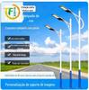 Novo poste de poste de rua rural 6 metros 7 metros 8 metros poste cônico braço concha poste alto poste de poste de rua força fábrica poste de rua de formato especial