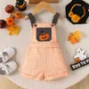 26 Comercio Exterior Transfronterizo Primavera y Otoño Nuevo Halloween Divertido Interesante Estampado Patrón Petos Lindos Bebé Fabricante