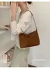 Bolso Retro de Gamuza para Mujer 2026 Nuevo Otoño Nicho Estampado de Leopardo Bolso de Hombro Versátil para el Viaje Diario Bolso de Axila