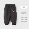 Pantalones para niños Bebé Otoño e Invierno Pantalones Casuales para Niños Pantalones Deportivos Primavera y Otoño Niño Dibujos Animados Pantalones Deportivos Otoño Pantalones Largos