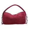 Bolso de Mujer Primavera 2026 Nueva Moda Diseño de Nicho Bolso Cruzado Bolso de Mano Retro Diario Bolso Almohada Negro Mediano