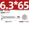 Tornillos Autorroscantes Avellanados Gb846 Acero Inoxidable 304 Cabeza Plana Phillips Tornillos para Madera Extendidos M2.9M3.5M4.2M5.5