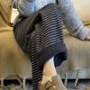 Pantalones de maternidad 2026 Otoño e Invierno Nuevos Pantalones de pana de pierna ancha Engrosados de cintura alta Sueltos de largo hasta el suelo Casuales Pantalones de maternidad