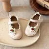 Ins Zapatos pequeños de cuero estilo británico 2026 Nueva Colección Primavera/Otoño Versión Coreana Zapatos de Princesa de Dibujos Animados para Niñas Moda Zapatos de Suela Blanda