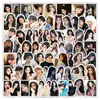 100 Adesivos Ju Jingyi Estrela Gao Yan Valor Estilo Ins Adesivo Decorativo Capa de Celular Copo d'Água Envelope Periférico Adesivo para Caderno