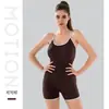 Mono de una pieza para mujer que se puede usar en exteriores, con tirantes de color contrastante, diseño de espalda cruzada, secado rápido, sin mangas, realza glúteos, adecuado para deportes, fitness y yoga