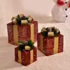 Decoraciones navideñas, arte en hierro con luces, cajas de regalo, arreglos de exhibición para centros comerciales y hoteles, adornos para árboles de Navidad