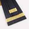 Hashis Domésticos de Liga, Hashis Preto Jinfu/Jin San Ye, 10 Pares em uma Caixa, Antiderrapante, Resistente a Mofo, Estoque de Restaurante, Resistente a Mofo