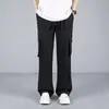 Pantalones Cargo Casuales de Otoño para Hombre Sueltos Modernos de Moda Ropa Nueva para Hombre Caída Pierna Ancha Pierna Recta Casuales Largos para Hombre