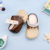 2024 nuevo para niños cool flash suela gruesa antideslizante luminosas zapatos con agujeros moda zapatillas baotou