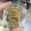 Adesivo de Telefone de Ouro Puro 999 para Riqueza Instantânea, com Adesivo Traseiro, Adesivo de Ouro 2mg, Presente Promocional para Lojas de Ouro em Transmissão ao Vivo