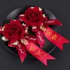 Juego completo de accesorios para boda: boutonnières para padres y familia, padrinos, damas de honor, novia, novio e invitados