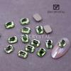 Nuevo taladro para uñas de fondo plano octogonal de 6*8 mm con forma de taladro cuadrado, taladro de fondo dorado, taladro para joyería de uñas, taladro para palillo de vidrio para uñas