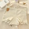 Cuecas Boxer de Algodão Classe A 10A Roupa Íntima Antibacteriana para Mulheres Boxer de Algodão Puro Tamanho Grande Roupa Íntima de Algodão Puro Feminina Classe A 100% Algodão