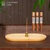 Quemador de Incienso Zen Monje Hui Neng Decoración para el Hogar, Portainciensos para Sala de Té y Mesa de Té, Quemador de Incienso de Sándalo y Madera de Agar, Quemador de Incienso Repelente de Mosquitos