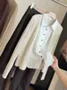 Suéter de Punto Color Block Falso Dos Piezas de Manga Larga Estilo Old Money para Mujer, Nueva Colección de Otoño, Cuello Patchwork, Cárdigan Elegante y Versátil