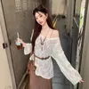 Ropa exterior de otoño con nueva sensación para mujer, cárdigan de punto calado, diseño de cobertura para protección solar, cuello redondo, mangas largas, protección solar, calado