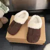 Pantuflas de Medio Pie Baotou con Aumento de Felpa de un Solo Paso 2026 Piel Gruesa Cálida Nuevas Pantuflas de Algodón para Mujer Suela Gruesa Botas de Nieve