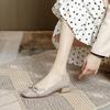 Zapatos Planos Personalizados para Mujer con Tacón Medio Charol Borgoña Primavera 2023 Nuevo Estilo Punta Cuadrada Francesa Tacones Altos Zapatos Suaves para Todo el Año
